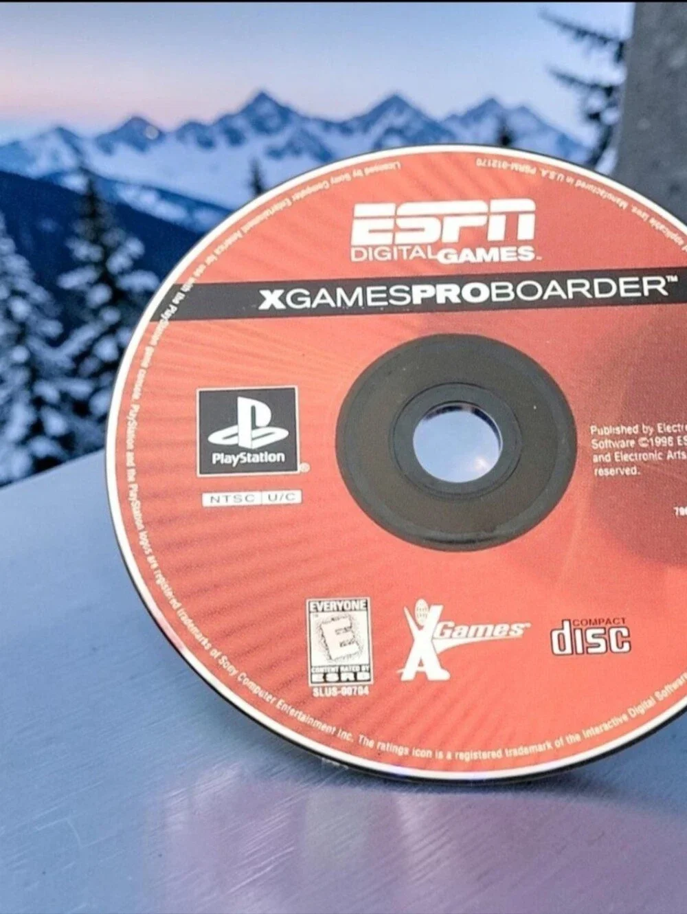ESPN X Games ProBoarder (Sony PlayStation 1, 1999) Game Disc Only Paper Sleeve.